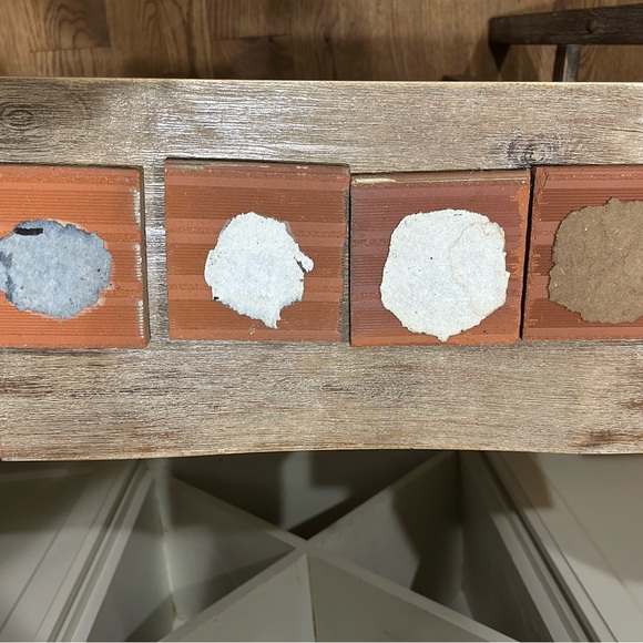 << decorative tiles >>. Set of four 4 Portugal fish, frog 4x4 - Picture 8 of 8